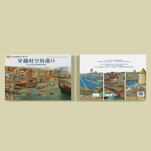 《DK儿童穿越时空百科全书》（共5册）：《穿越时空的大运河》《穿越时空的街道》《穿越时空的城市》《穿越时空的港口》《穿越时空的尼罗河》【套装赠送《世界历史地图绘本》（平装）】 商品图3