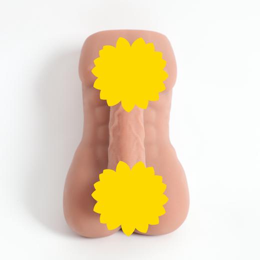 Mr.heer 荷尔先生 黑皮腹肌体育生名器倒模仿真肉体 商品图0