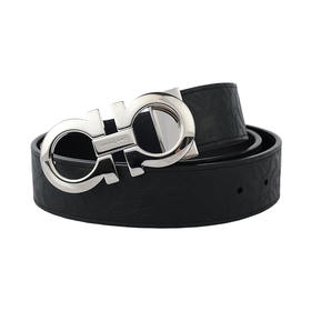 【新品到仓超惠秒】Salvatore Ferragamo 菲拉格慕 男士经典马蹄扣真皮腰带12411