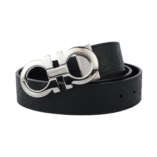 【新品到仓超惠秒】Salvatore Ferragamo 菲拉格慕 男士经典马蹄扣真皮腰带12411 商品图0