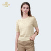 乔万尼新品金葱针织透气收腰T恤EZ2M118 商品缩略图2