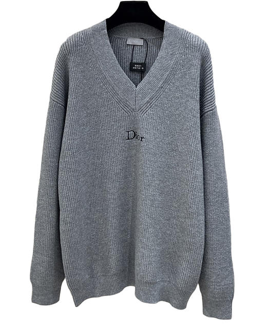 中性款V领羊毛针织衫毛衣010 商品图0