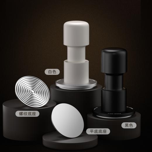 【新品】泰摩 寸拳冲击粉锤意式咖啡机手压粉锤58.4mm平底/螺纹底压粉器 省力回弹 商品图7