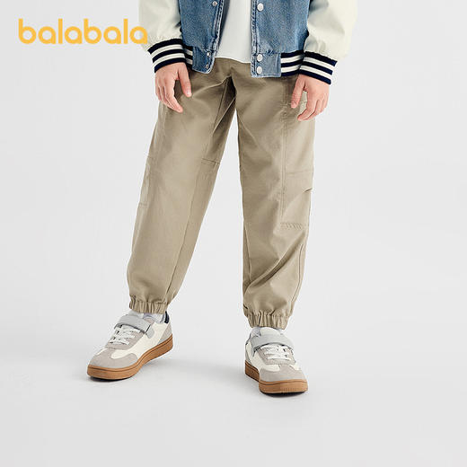 【商场同款】巴拉巴拉童装儿童裤子男童长裤2025秋新款慢跑束口裤 商品图1