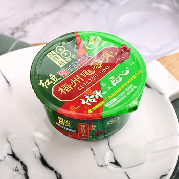 双钱牌 红豆龟苓膏 180g *6盒 中华老字号 非遗传承 夏季清凉休闲零食 /休闲食品 /果冻/布丁 /龟苓膏 商品图7