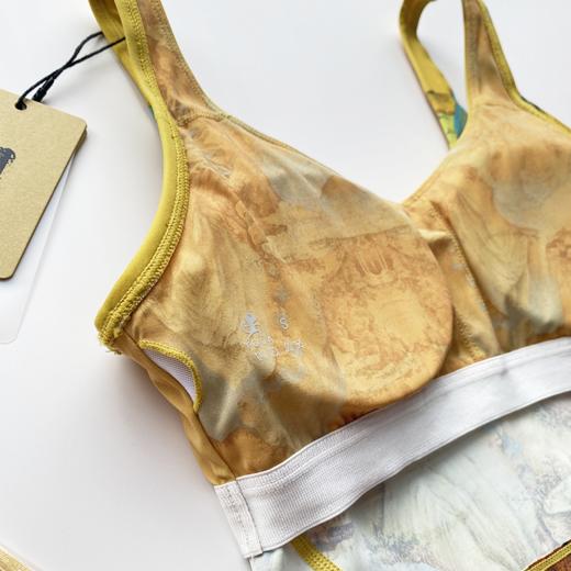 【现货秒发】壁虎瑜伽水母纱面料【万水千山-上衣】印花上衣（可拆卸胸垫） 商品图11