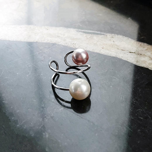 CHIC系列 18K镶淡水珍珠 戒指 商品图1