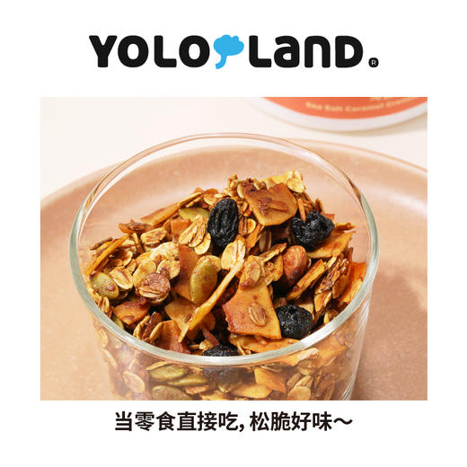 有乐岛/松脆烘焙燕麦/海盐焦糖 大颗粒坚果仁焦糖香气十足 商品图3