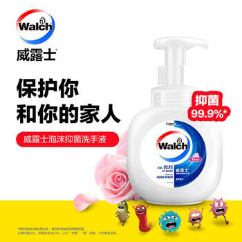 威露士泡沫洗手液滋润400ml大瓶 玫瑰清香泡泡洗手液家庭装泡沫丰富 /个人护理 /身体护理 /洗手液 商品图1