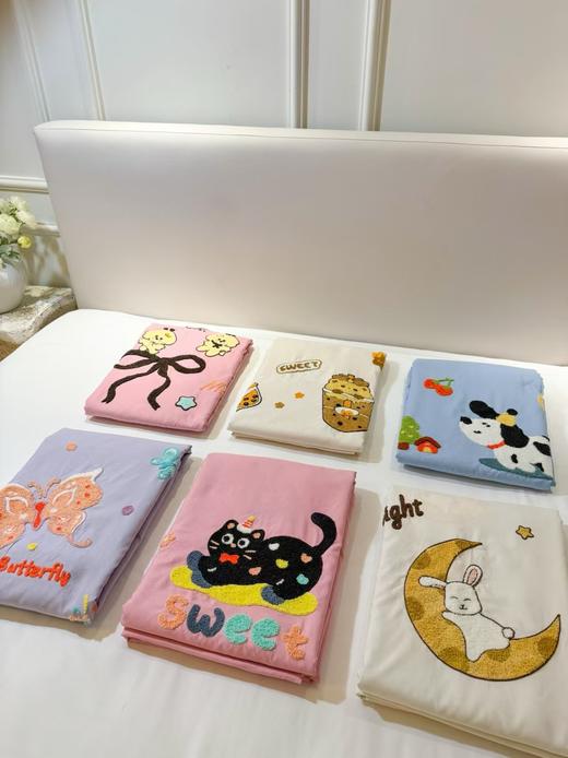 开学季住校超柔水洗棉A类毛巾绣四件套居家床品 商品图4