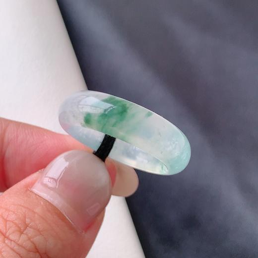 飘绿翡翠指环 商品图2