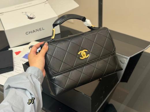 D080651可以斜挎也可以单肩背噢黑金口盖公文包 商品图4