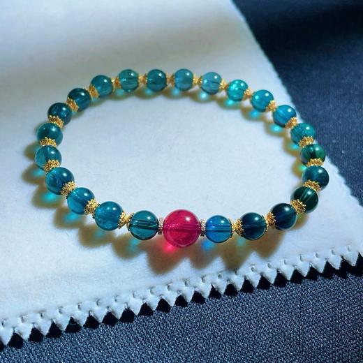 6mm单圈蓝碧玺手串 商品图0