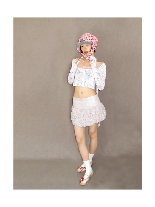 Kaiy Xiao 早秋系列 满月小兔子花边开衫 商品图2