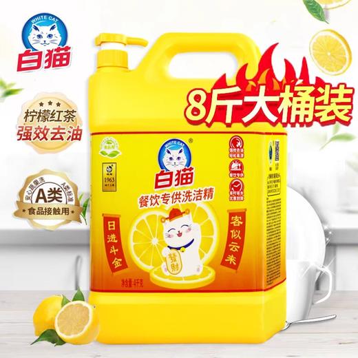 白猫餐饮专供洗洁精 4kg/瓶 商品图0