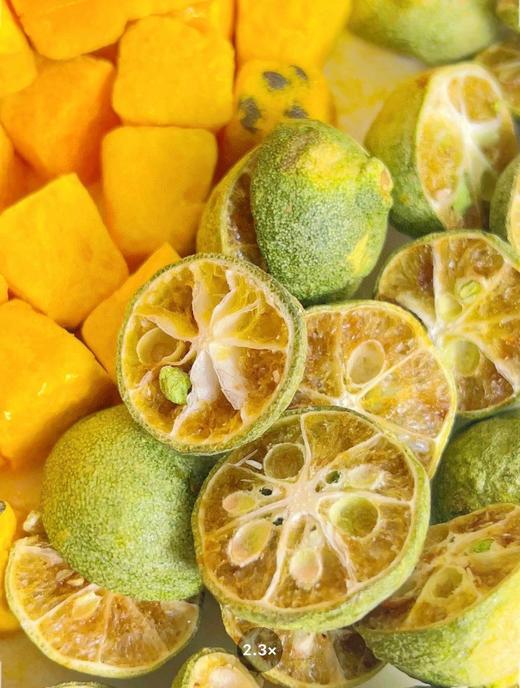 原价59.9/盒开团价只需要19.9到手2大盒百果坚坚冻干果茶冻干百香果青桔组合即冲即饮冻干茶FD冻干技术锁鲜VC爆棚酸酸甜甜巨清爽冷泡热泡都可以配料表干净基地直邮 商品图1