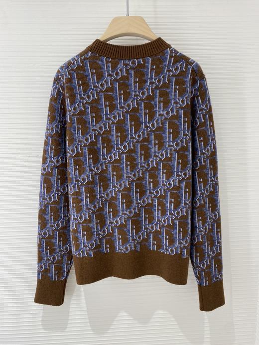 男款圆领长袖針織提花毛衣010 商品图1