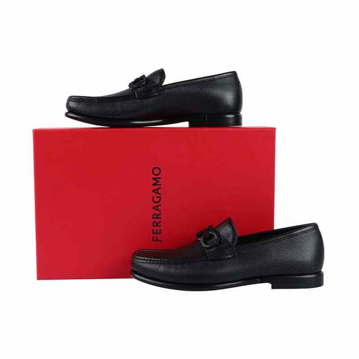 【新品到仓超惠秒】Salvatore Ferragamo 菲拉格慕 男士经典百搭哑光马蹄扣商务休闲皮鞋 12415 商品图1