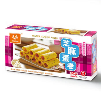 元朗鸡蛋卷饼干 休闲零食品曲奇糕点心 芝麻薄酥脆儿童孕妇老年人150g /休闲食品 /饼干 /酥性饼干 商品图4