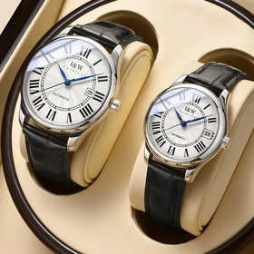 【质保两年】I&W爱沃驰机械表 进口机械机芯 蓝宝石表镜  防水防眩光 防刮耐磨