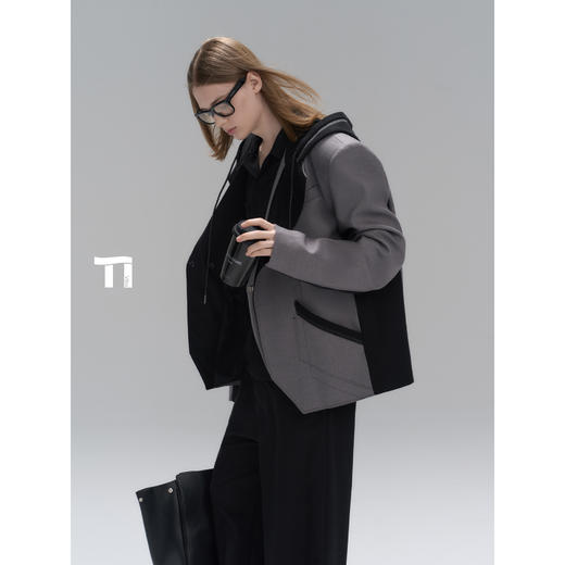 启世录TIWILLTANG“冼闲梦装”戴帽西装 商品图2