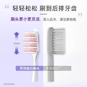高露洁（Colgate）纤柔双效旋白细毛软毛小头牙刷2支（旋白深洁）颜色随机 /个人护理 /口腔护理 /牙刷