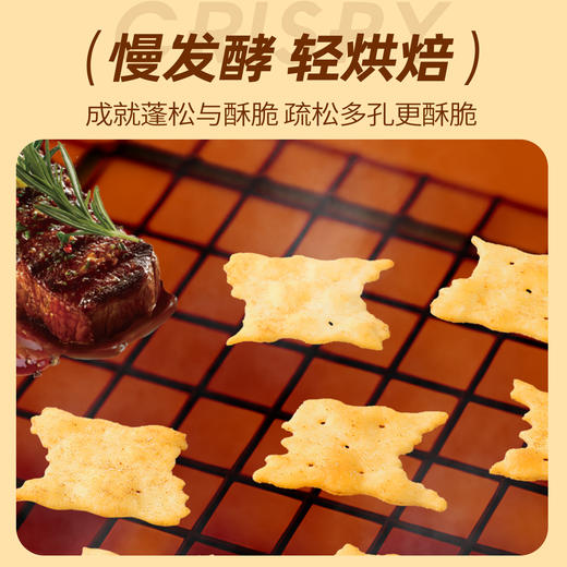 【包邮】咔咔脆饼干420g(挪威芥末鳕鱼味/安格斯照烧牛肉味) 商品图2