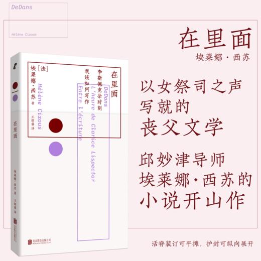 赠冰箱贴 埃莱娜·西苏 系列 《在里面》《李斯佩克朵时刻 》《我该如何写作》 商品图1