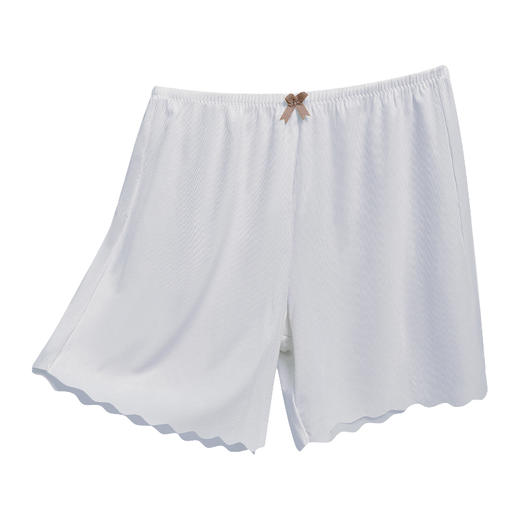 I‘d爱帝女士大码安全裤夏季打底无痕罗纹防走光平角裤 商品图6