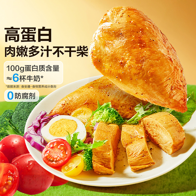 低脂鸡胸肉（奥尔良味/烧烤味）50g