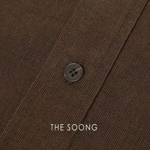 THESOONG|"典雅韵味"纯棉亲肤柔软松弛感polo领外套HWCS7535 商品图6
