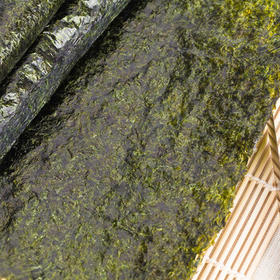 波力寿司海苔片54g(20张)儿童紫菜包饭团拌饭寿司食材带竹帘春游礼包 /休闲食品 /海味零食 /海苔