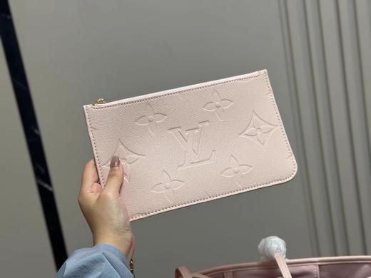 D080652粉色压花Neverfull单肩手提包中号购物袋 商品图6