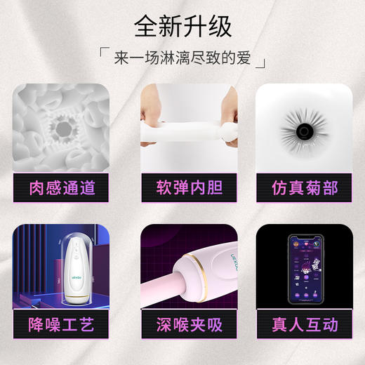 UEKOU有壹靠 蜜豚飞机杯阴茎锻炼器APP交友男用情趣用品 商品图1