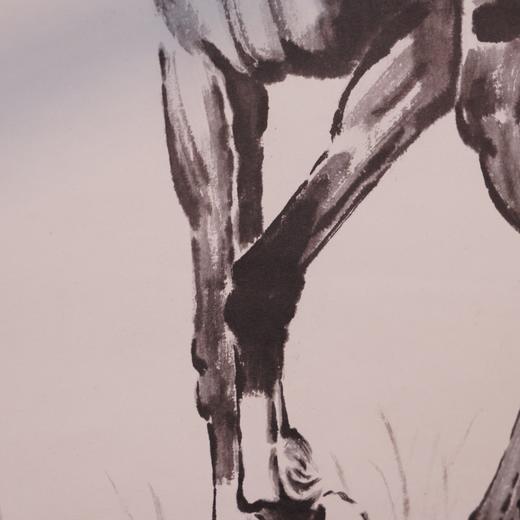 徐悲鸿 《立马图》炫彩钞艺画，采用 “纸黄金” 之称的钞券纸为载体，将防伪工艺与艺术复刻完美融合，让这件作品兼具艺术性与权威性 商品图6