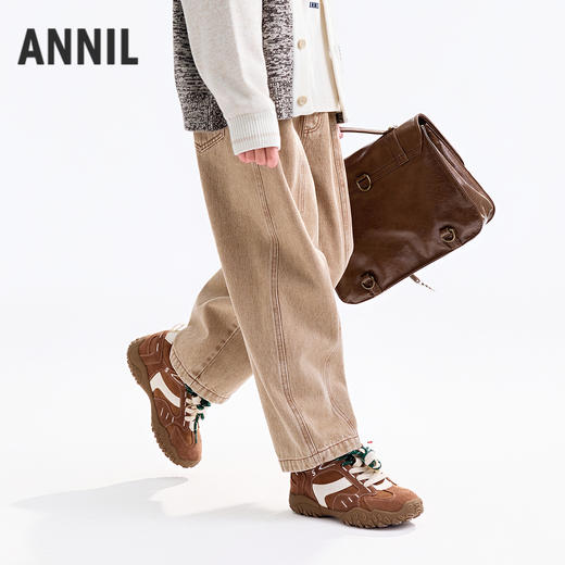 【实体店同款】男童全腰梭织单裤秋季新款安奈儿童装AB536109 商品图0