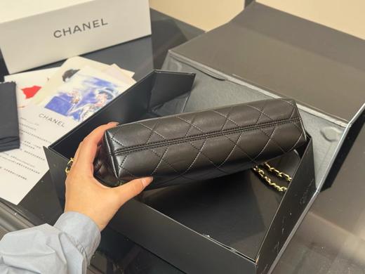 D080651可以斜挎也可以单肩背噢黑金口盖公文包 商品图10