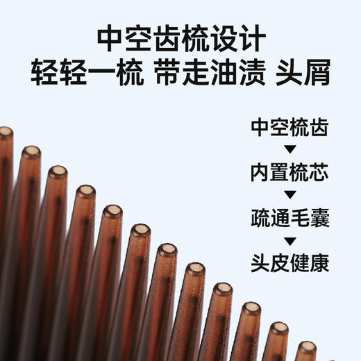 【中空梳齿+防静电】GRAREY格瑞亚-第四代免洗梳子 商品图1