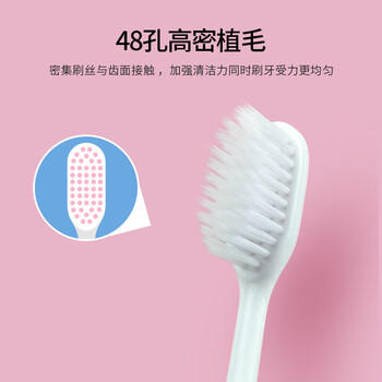 青蛙（FROG）软毛牙刷2支净护软毛倍洁呵护牙龈情侣牙刷 /个人护理 /口腔护理 /牙刷 商品图2