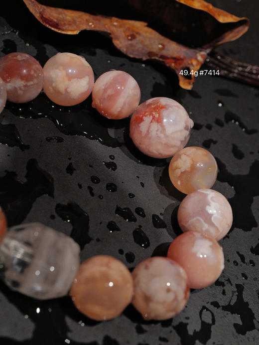 马达加斯加·宝藏治愈系樱花玛瑙手串合集(现货) 商品图10