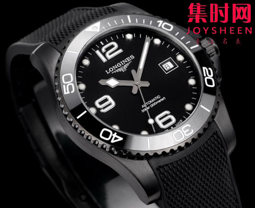 浪琴 LONGINES TW康卡斯系列 全黑康卡斯黑武士潜水系列 男士腕表 荣耀降临 商品图3