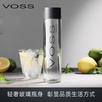 芙丝（VOSS）挪威进口苏打水气泡水(含气) 375ml*6瓶(玻璃瓶) 礼盒装 /水饮冲调 /饮料 /苏打水 商品图4