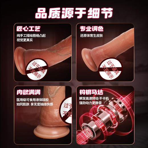 UEKOU有壹靠 艾伦 仿真阳具女用震动棒按摩器玩具成人情趣性用品 商品图1