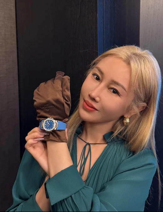 新款百达翡丽最美鹦鹉螺真钻版32尺寸超薄石英女士腕表！（ZT*SH） 商品图2