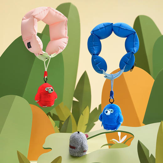 URBAN FOREST/都市之森 挂饰充气颈枕-鼹鼠款NP006 商品图0