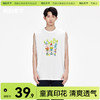 「棉的美学」健身纯棉设计感印花坎肩背心中性宽松透气无袖T恤 商品缩略图0