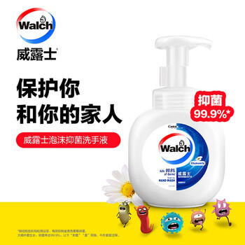 威露士泡沫抑菌洗手液280ml洋甘菊 杀菌99.9%泡沫丰富冲洗护手保湿滋润 /个人护理 /身体护理 /洗手液 商品图4