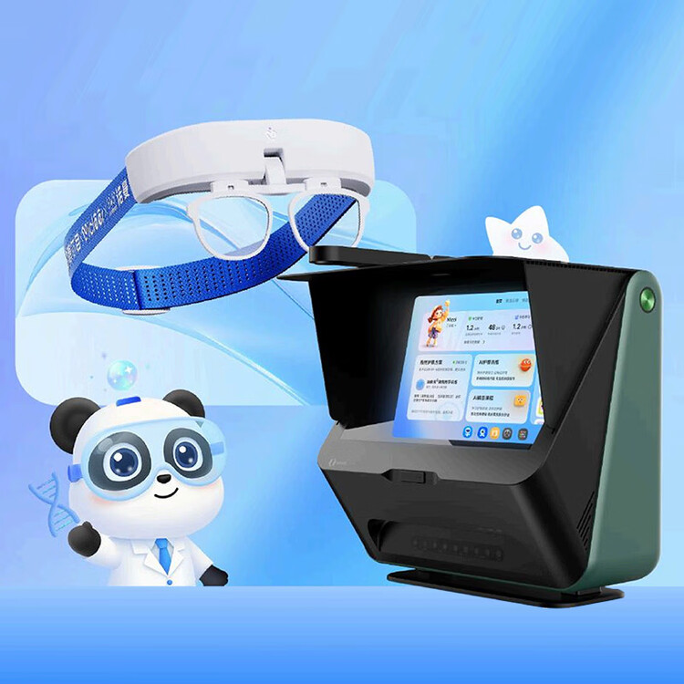 大脸书瞳雾视屏D1学习机调节力训练自动翻转镜远像专用憩尔目 明眸翻转镜 白色