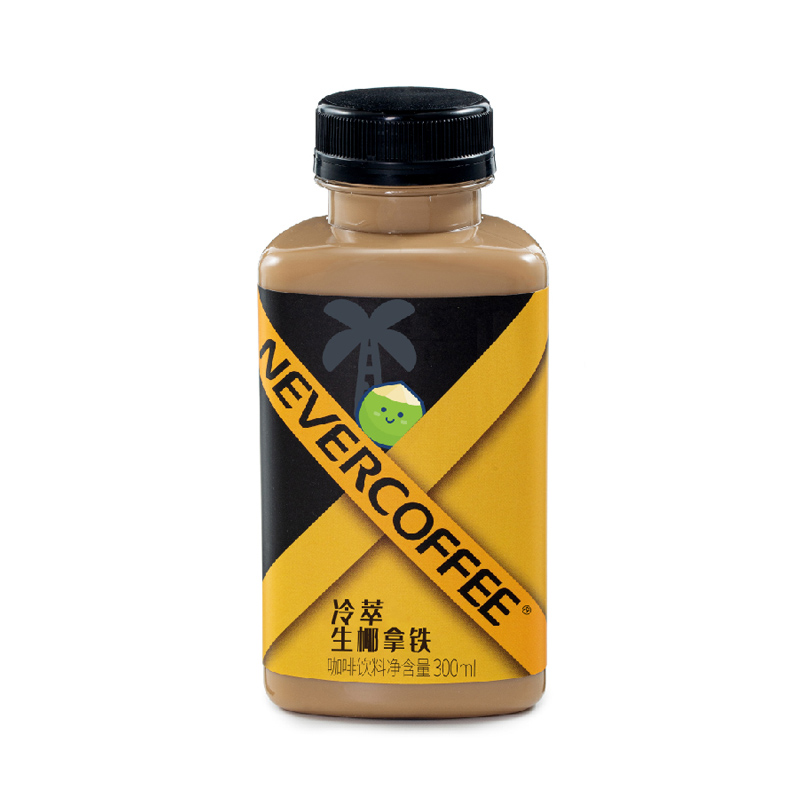 Never Coffee 冷萃生椰咖啡 300ml，保质期90天