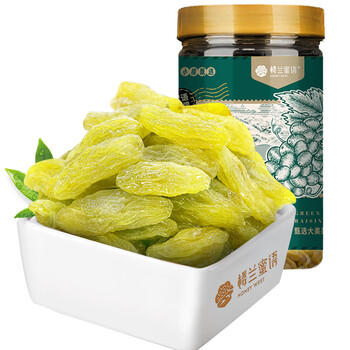 楼兰蜜语大颗绿香妃葡萄干280g/罐  香妃葡萄干系列 零食 蜜饯果干 葡萄  /休闲食品 /蜜饯果干 /葡萄干 商品图1